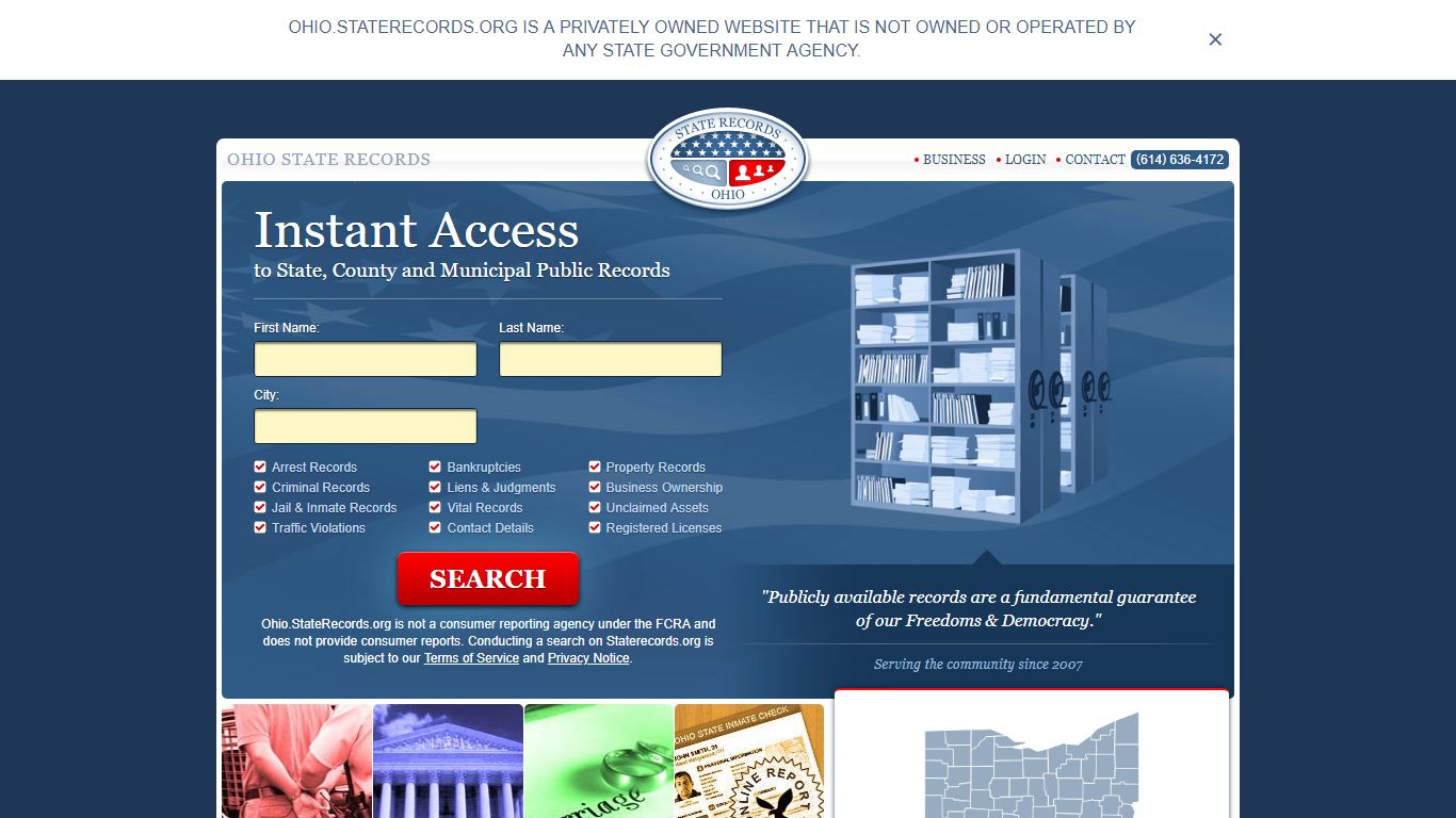 Licking County Arrest, Court, and Public Records